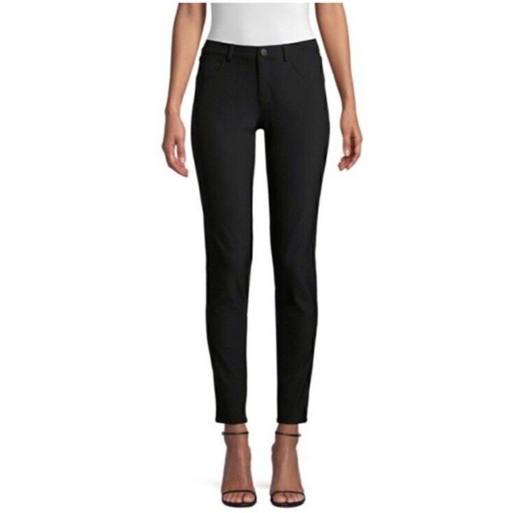 Lafayette 148 New York Mercer Acclaimed Stretch Skinny Ankle Pants Black 12
